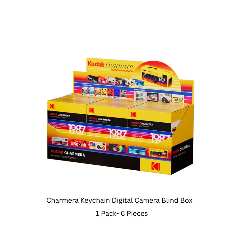 KODAK Charmera Digital Camera Keychain Blind Box Bundle Set 6 S