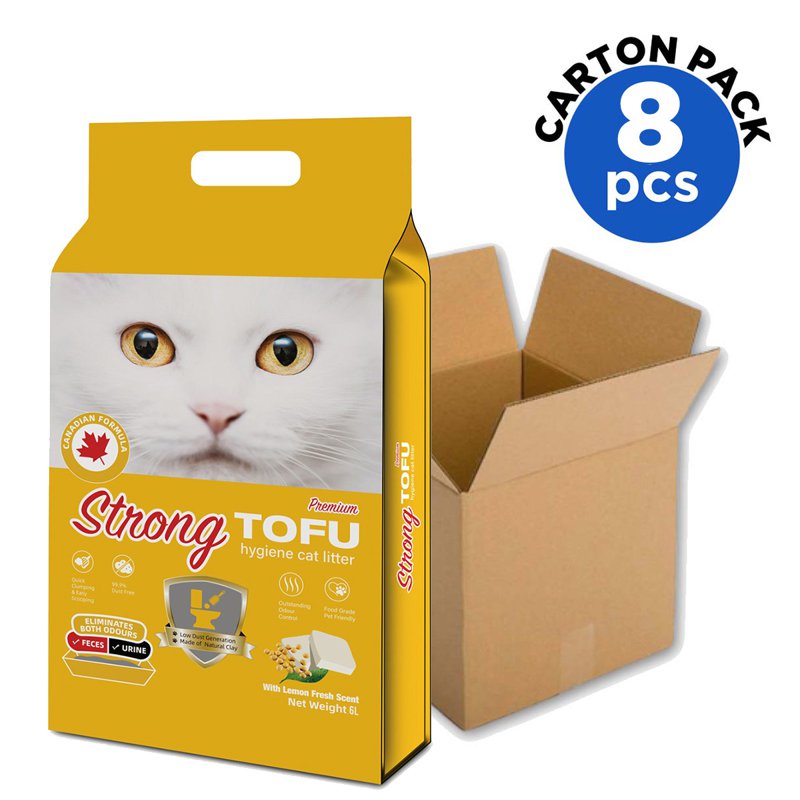Strong Tofu Hygiene Cat Litter - Lemon Fresh Scent