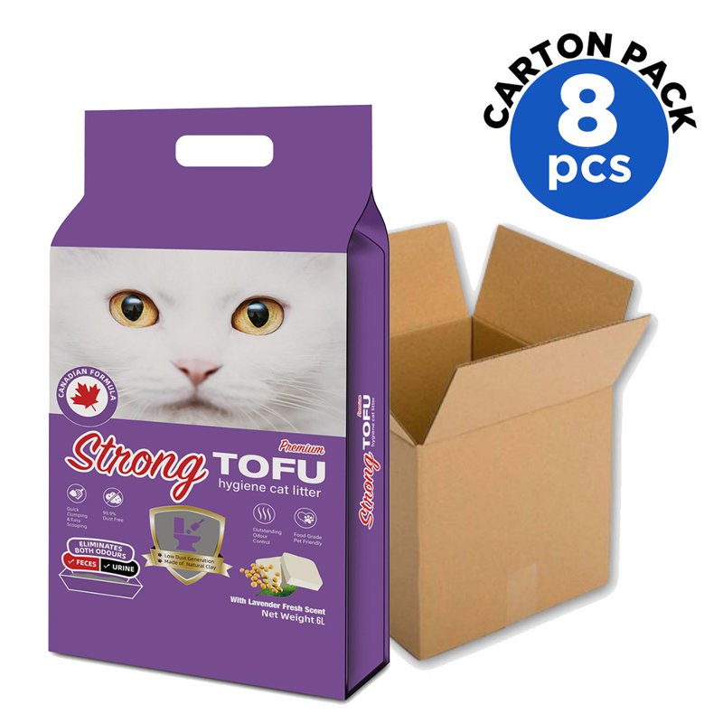 Strong Tofu Hygiene Cat Litter - Lavender Fresh Scent