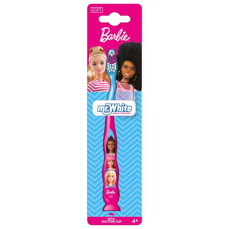 Mr White Barbie Manual Toothbrush 1 S