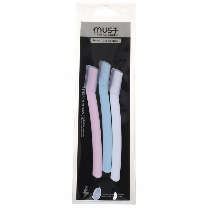 MUST 6425 Eyebrow Razor (Sharp Blade) 3 S