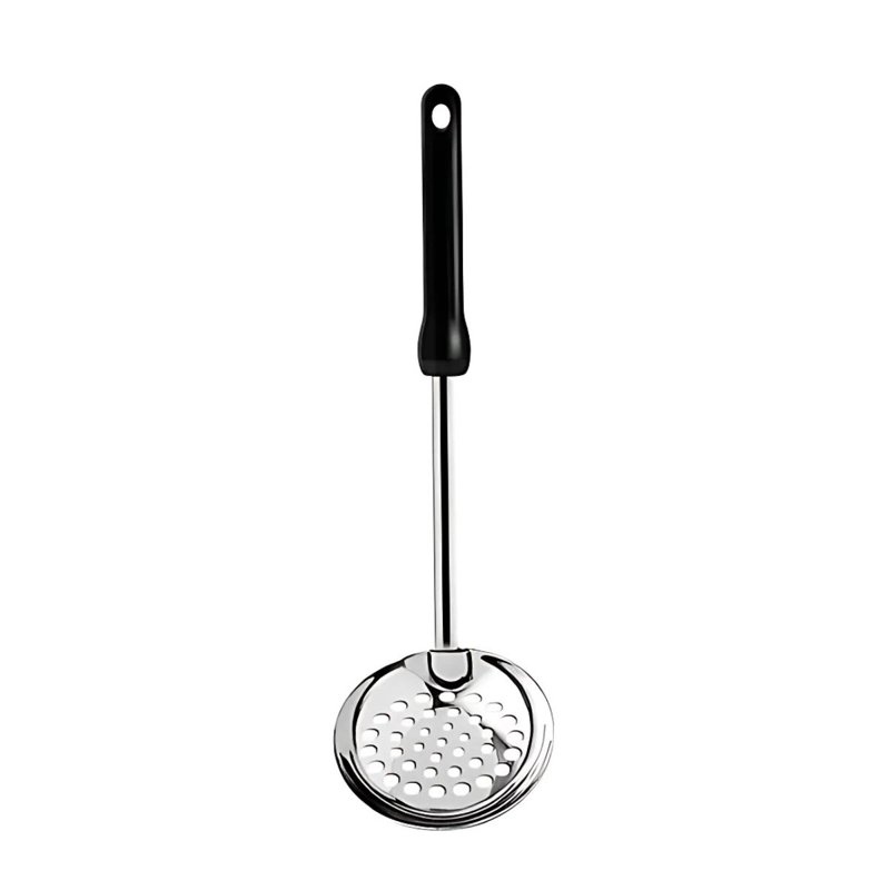 Zebra Stainless Steel Skimmer 4.5" With Plastic Handle 1 S