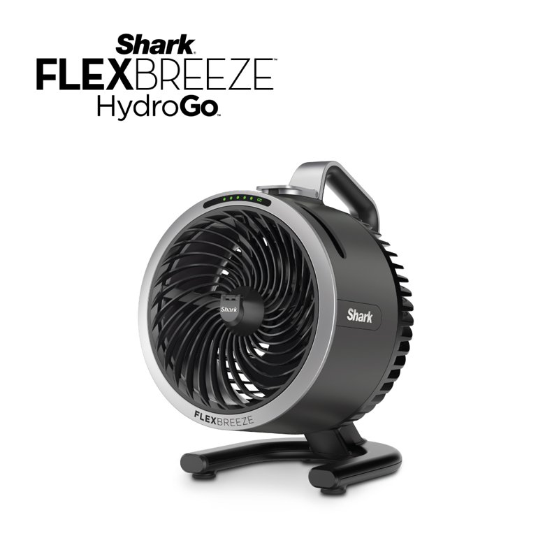 Shark FlexBreeze HydroGo Misting Portable Fan - Char (FA050) 1 S