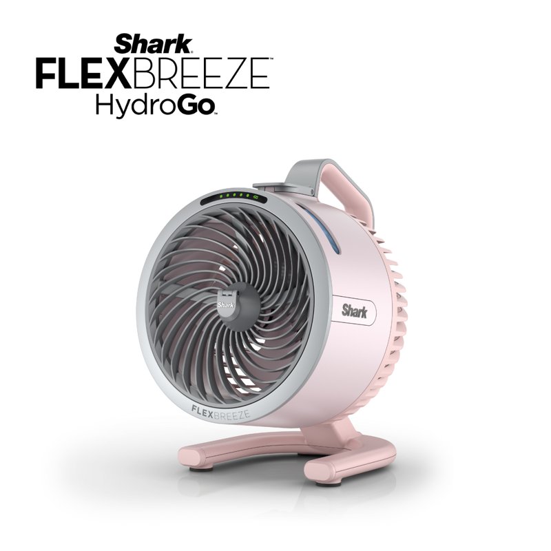 Shark FlexBreeze HydroGo Misting Portable Fan - Pink (FA050) 1 S