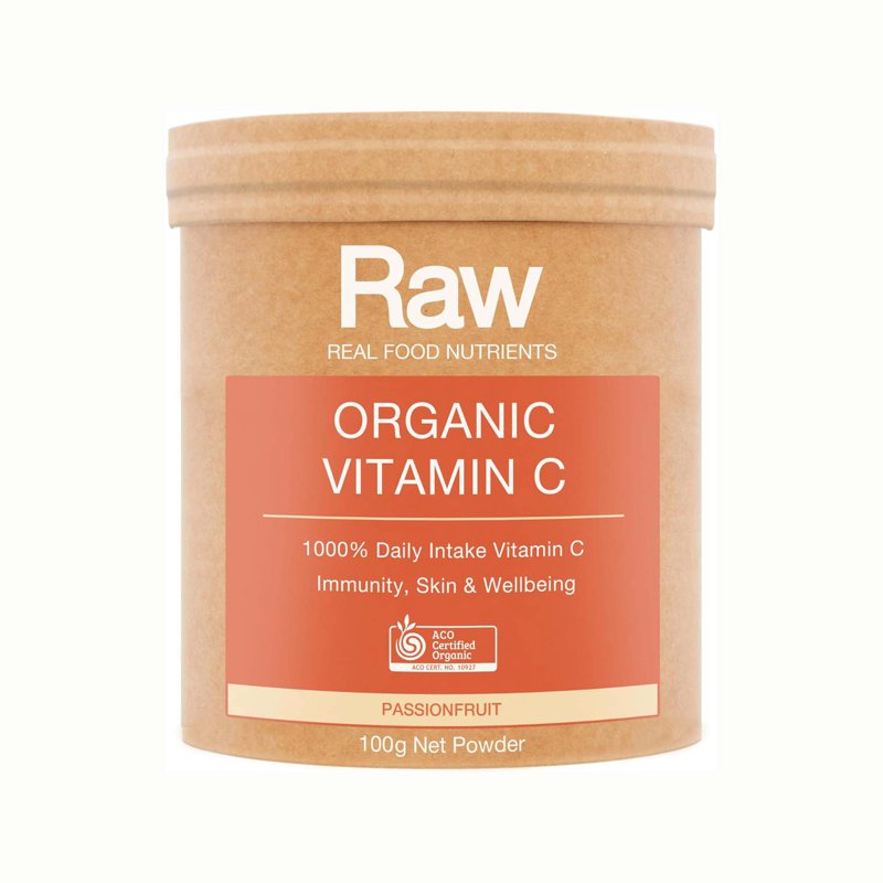 Amazonia Raw Organic Vitamin C Powder Passionfruit