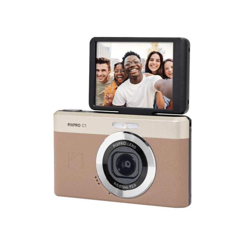 Kodak Pixpro C1 Digital Camera, Brown