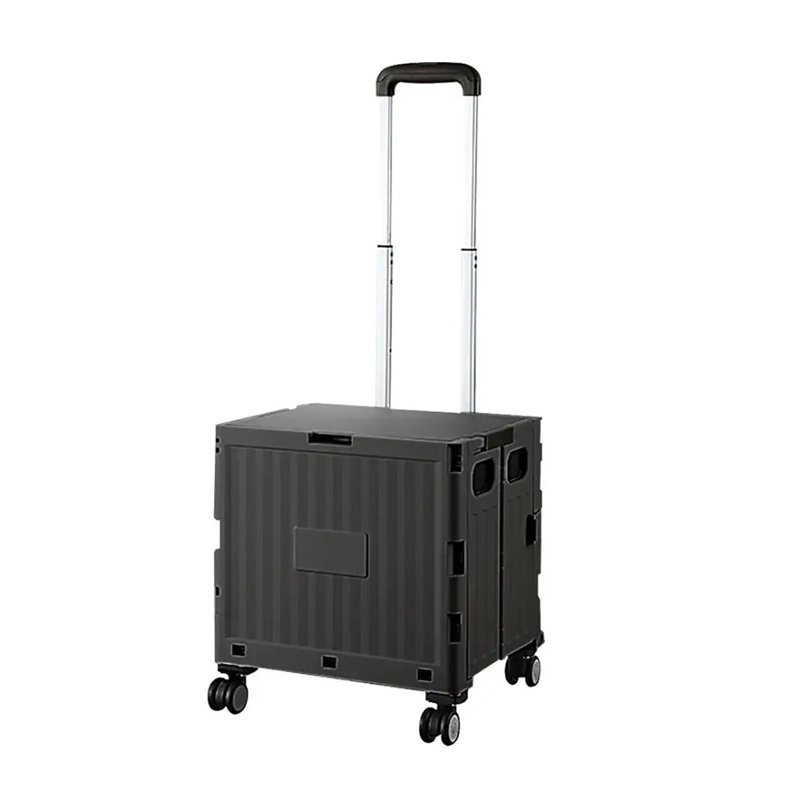 JIJI Courtney Foldable Trolley - Black 4 Wheels