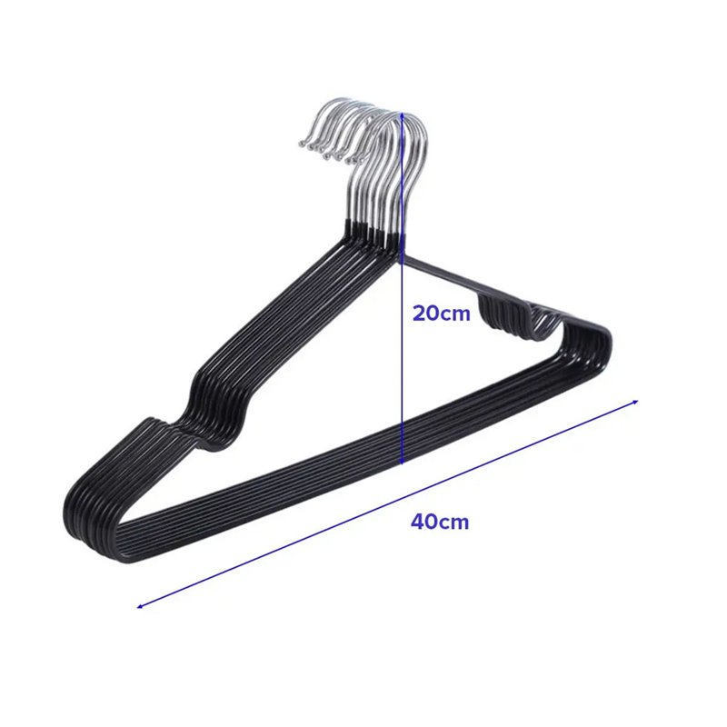WADLEY Anti-Slip Hanger - Black 10 S
