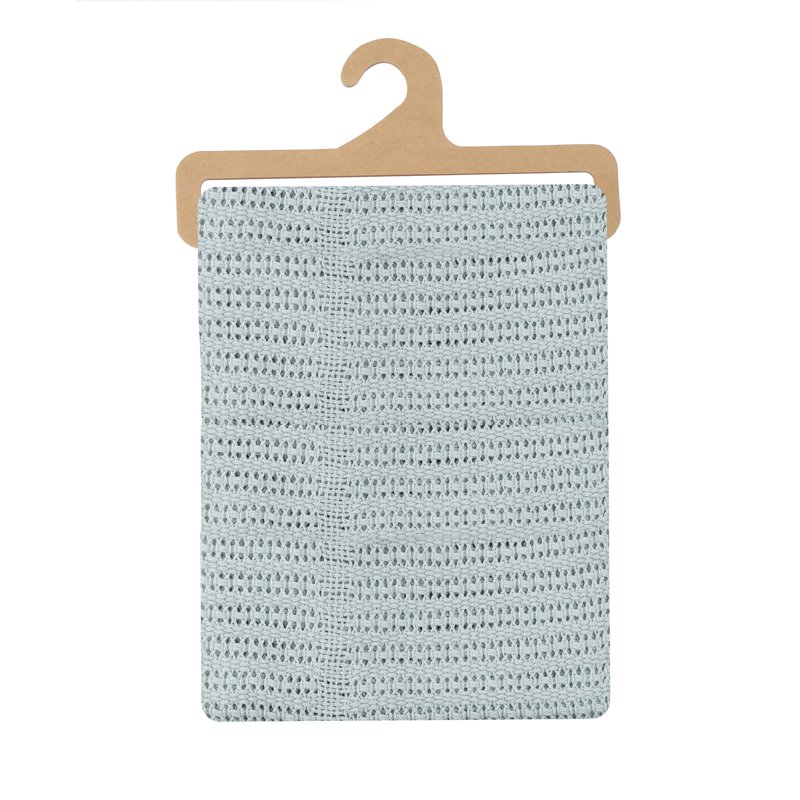 Infancie Cotton Cellular Baby Blanket -Mint