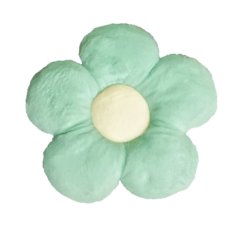 Sweet Home Rabbit-Soft Feel Sunflower Cushion -Green 1 S