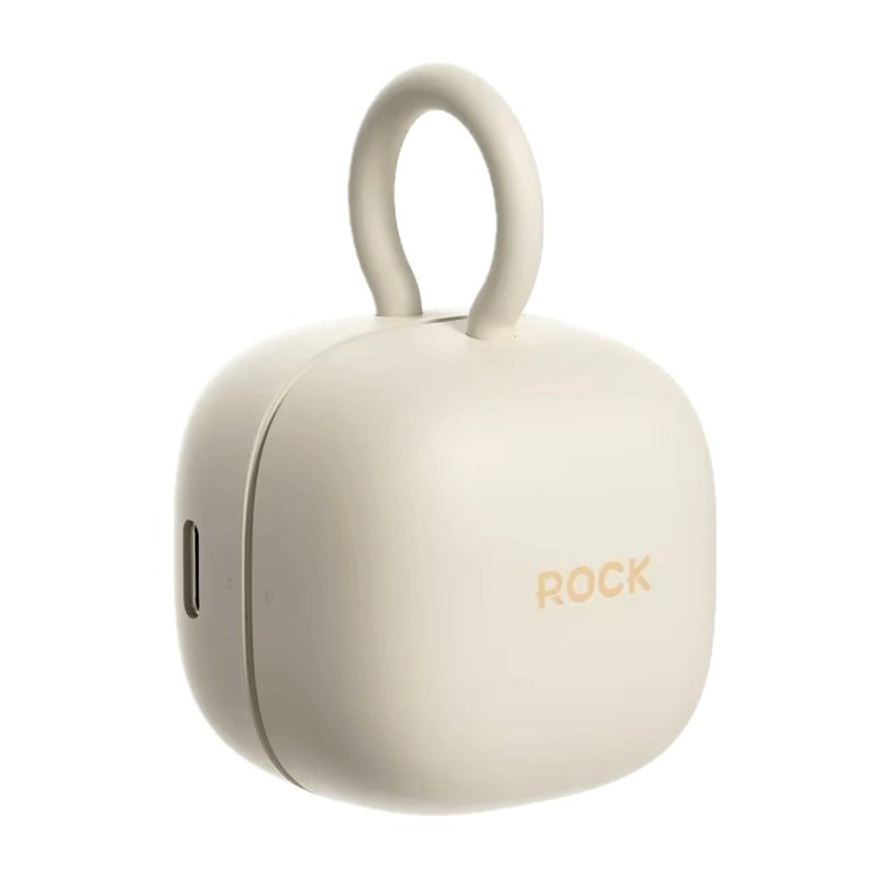 ROCK EB911 Sound Earclip ANC Wireless Earphones - Beige