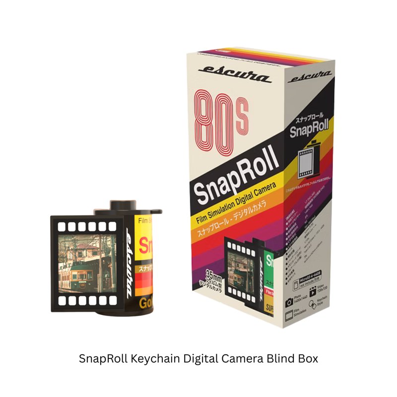 Escura SnapRoll Digital Camera Keychain Blind Box 1 S