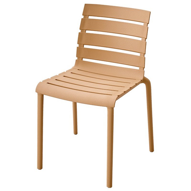 ANOUK Stackable Outdoor Chair - Light Brown 1 S