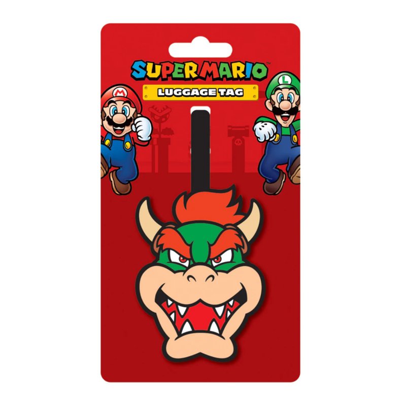 Travelmall Nintendo Mario Luggage Tag - Nintendo Bowser 1 S