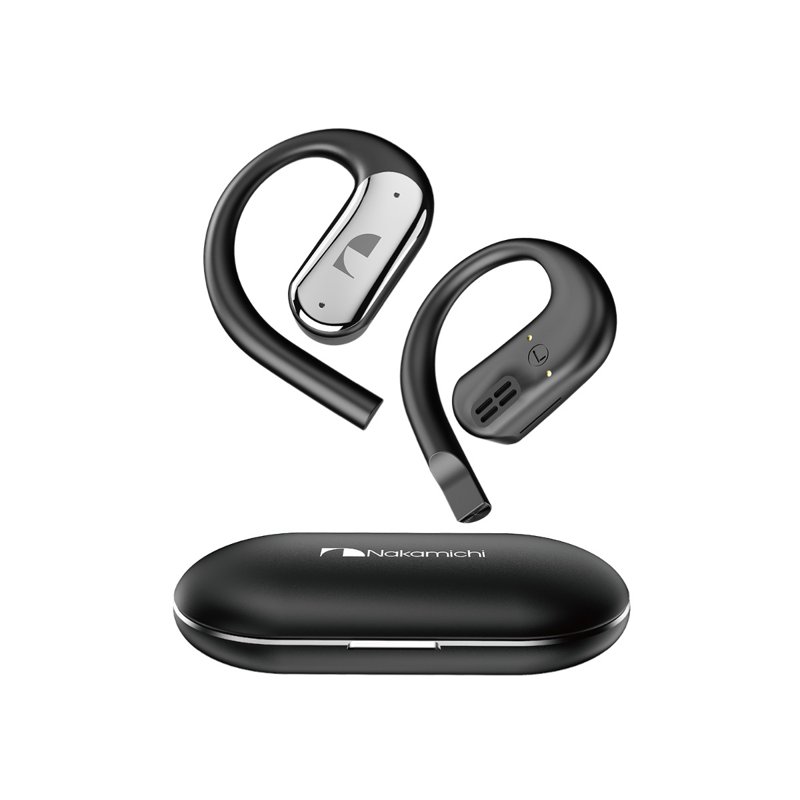 Nakamichi NM OP100 Open Ear TWS Earbuds - Black 1 S