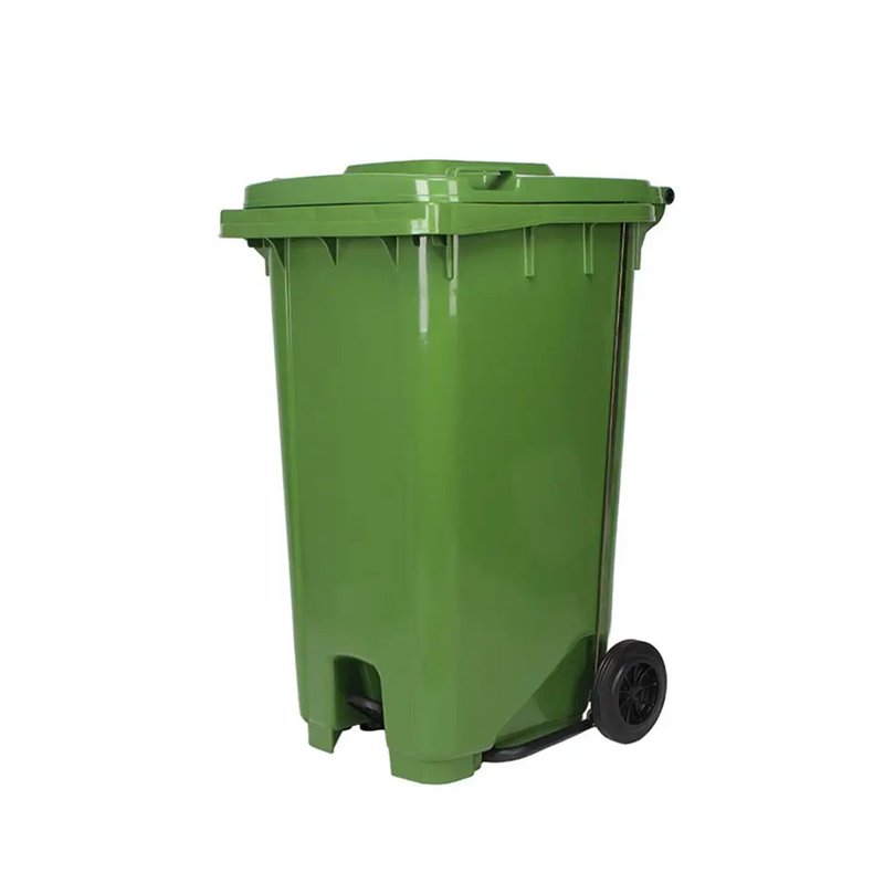 NAMIK Garbage Step Bin, Green 120L 1 S