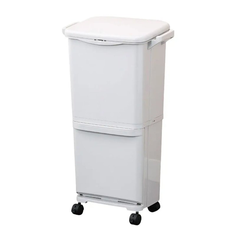 SALOME Sorting Bin on Castors, White 1 S