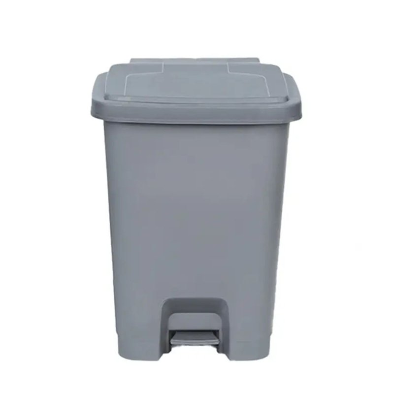 Masson Foot Pedal Waste Bin, Dark Grey 40L 1 S