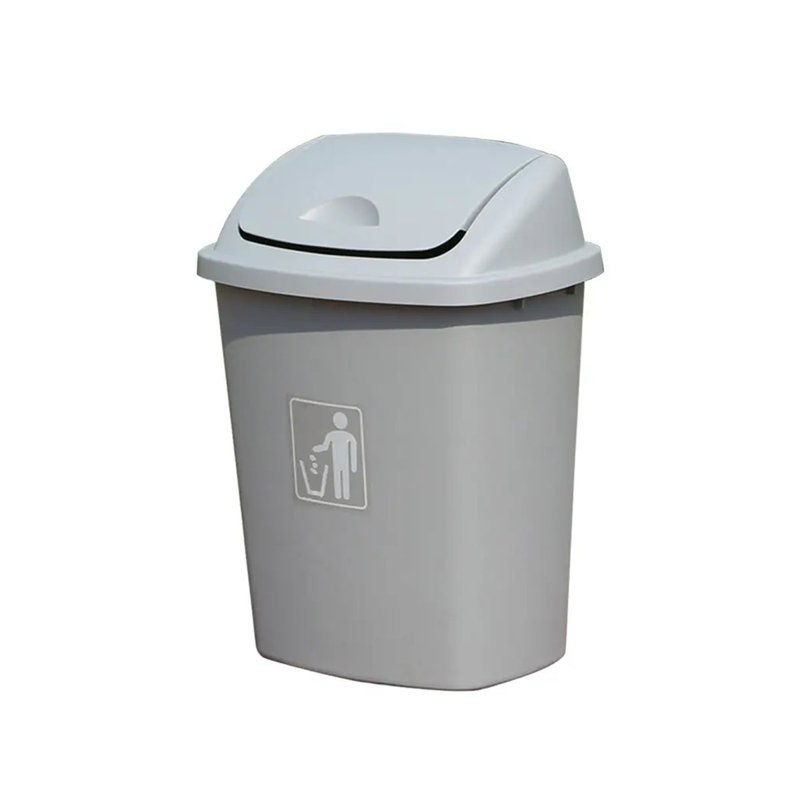 PEDER Swing Top Bin, Light Grey 30L 1 S