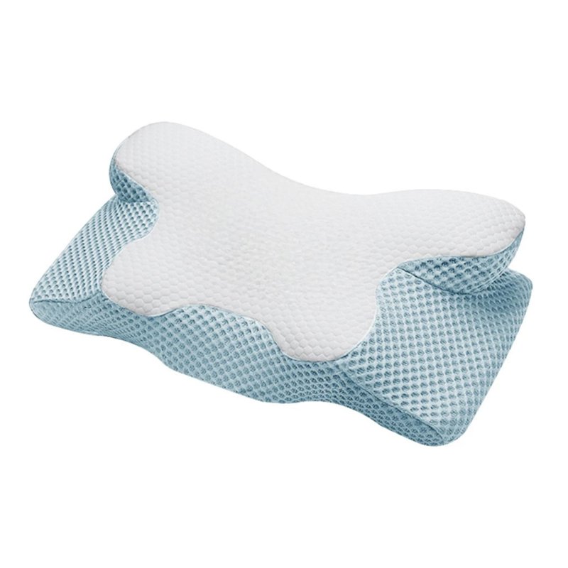 DREAMAX CERVIFLEX Memory Foam Pillow - Light Blue 1 S
