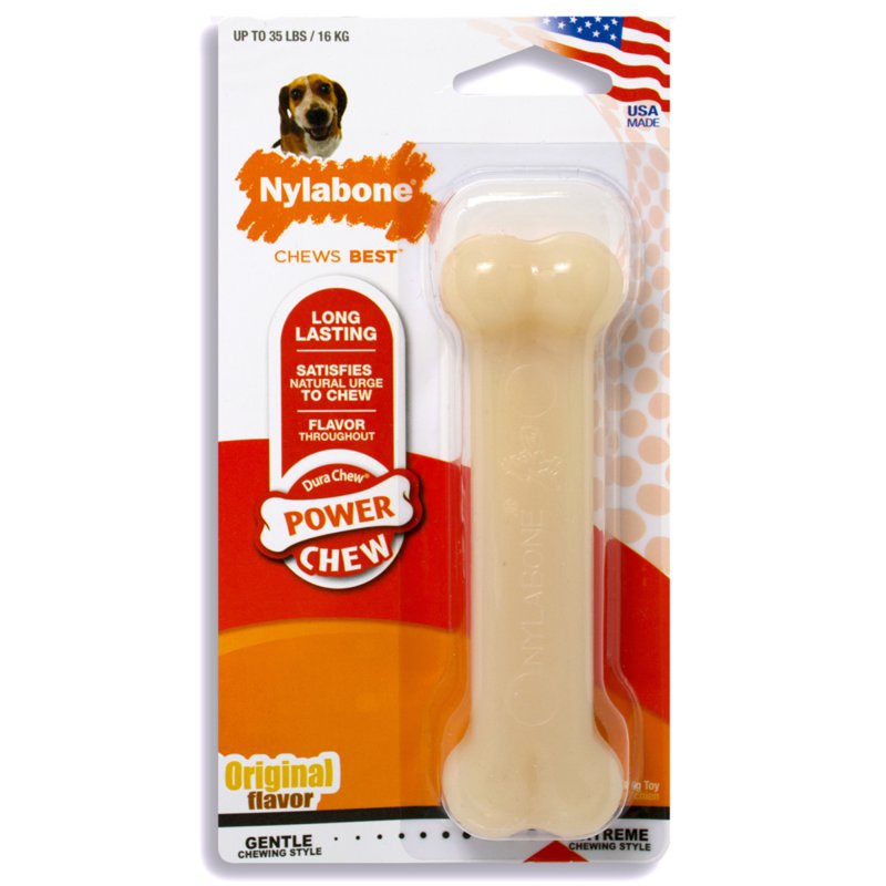 Nylabone Power Chew Durable Original Dog Chew Toy Wolf 1 S