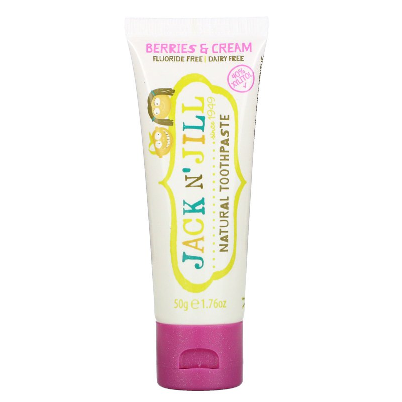 Jack N Jill Natural Toothpaste- Berries & Cream