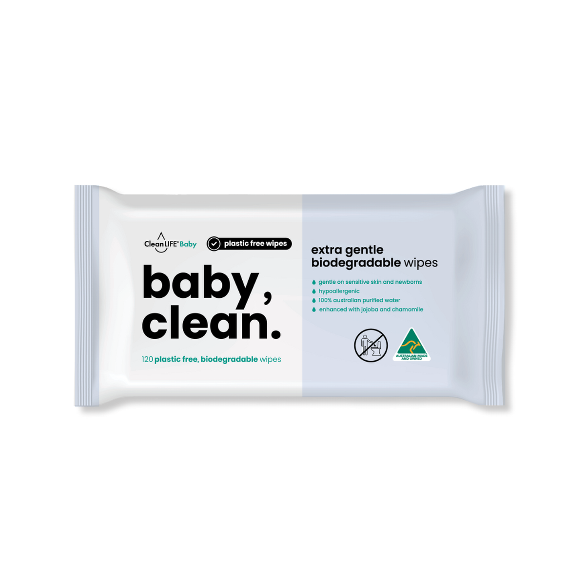 Clean Life - Water Wipes Baby 1 S