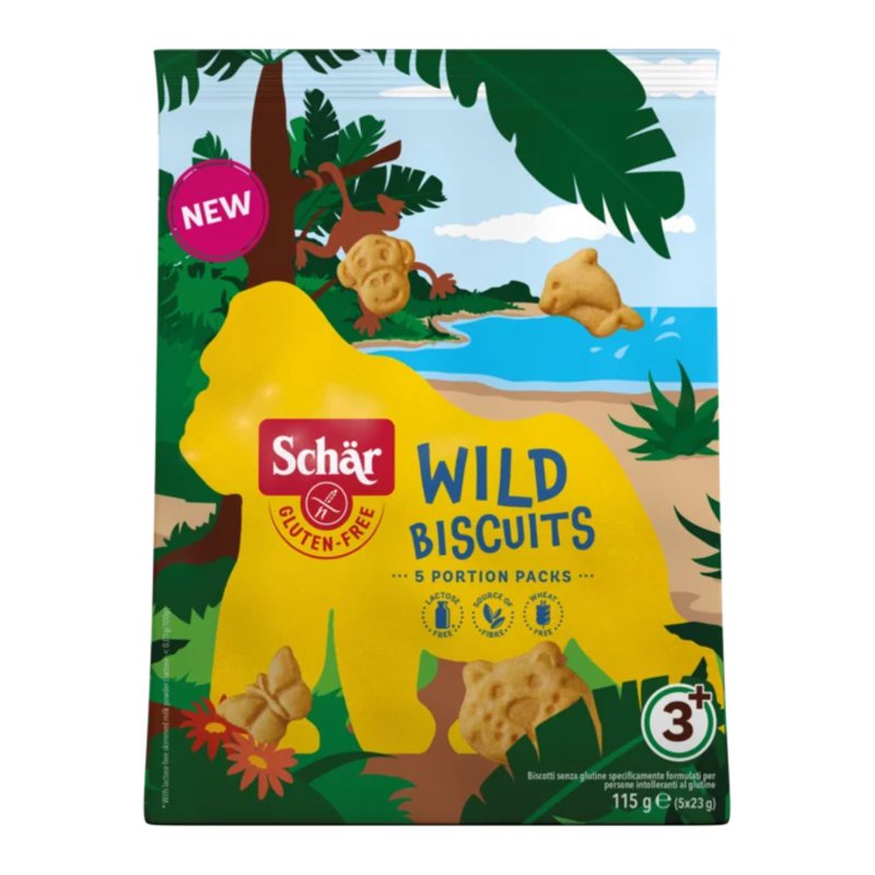Schar Gluten Free Wild Biscuits for Kids