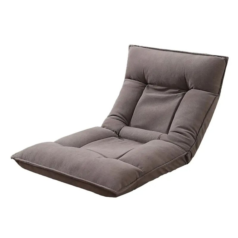 RACHANA Foldable Tatami Lazy Sofa - Grey 1 S