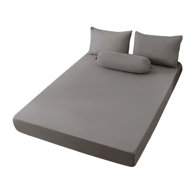 EPHERSYN Microfiber Fitted Sheet Set - Grey (Queen) 1 S