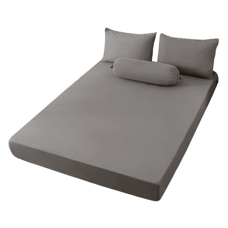 EPHERSYN Microfiber Fitted Sheet Set - Grey (King) 1 S