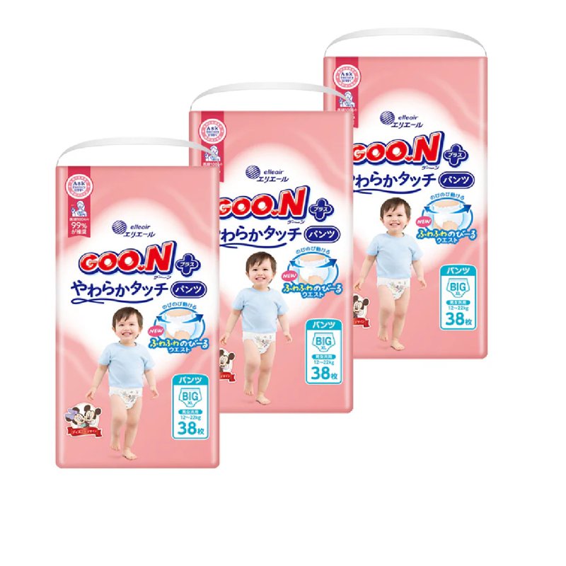 Goo.n Plus Pants Diaper - X Large 3 x 38 S