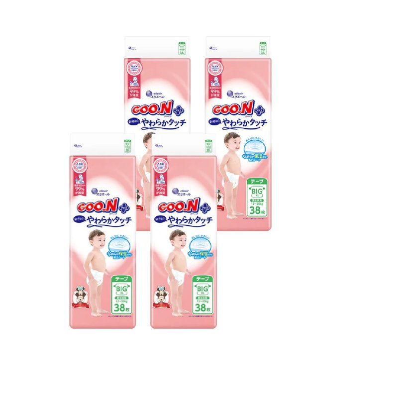 Goo.n Plus Tape Diaper - X Large 4 x 38 S