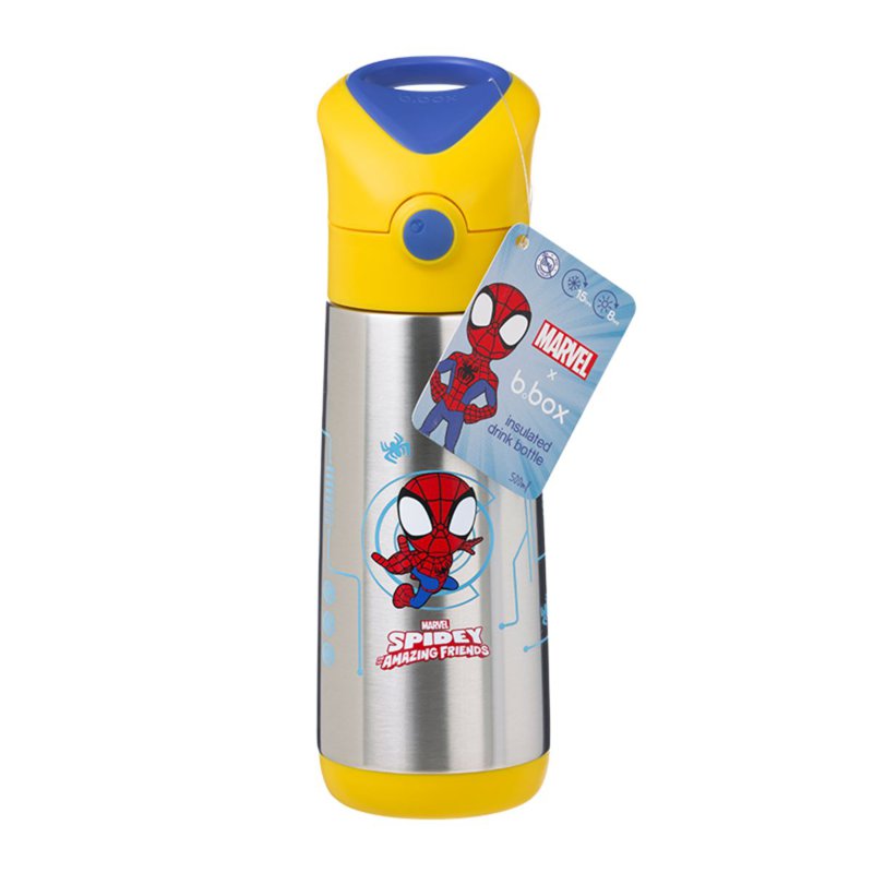 B.Box Insulated Drink Bottle - Marvel Spidey