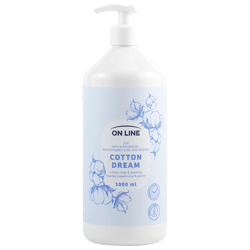 On Line Bath & Shower Gel - Cotton Dream