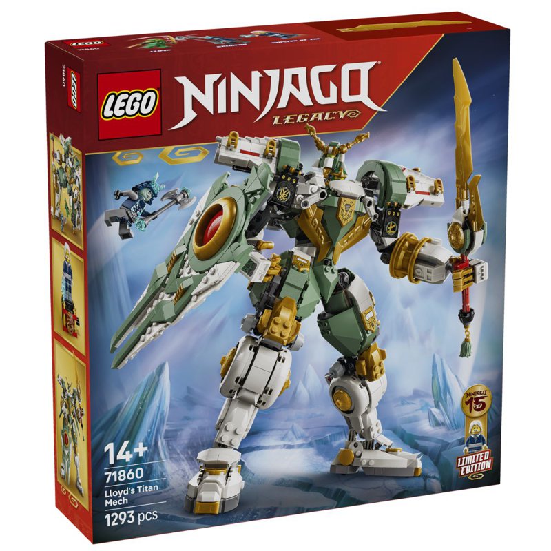 LEGO 71860 NINJAGO Lloyd’s Titan Mech 15th Anniversary 1 S