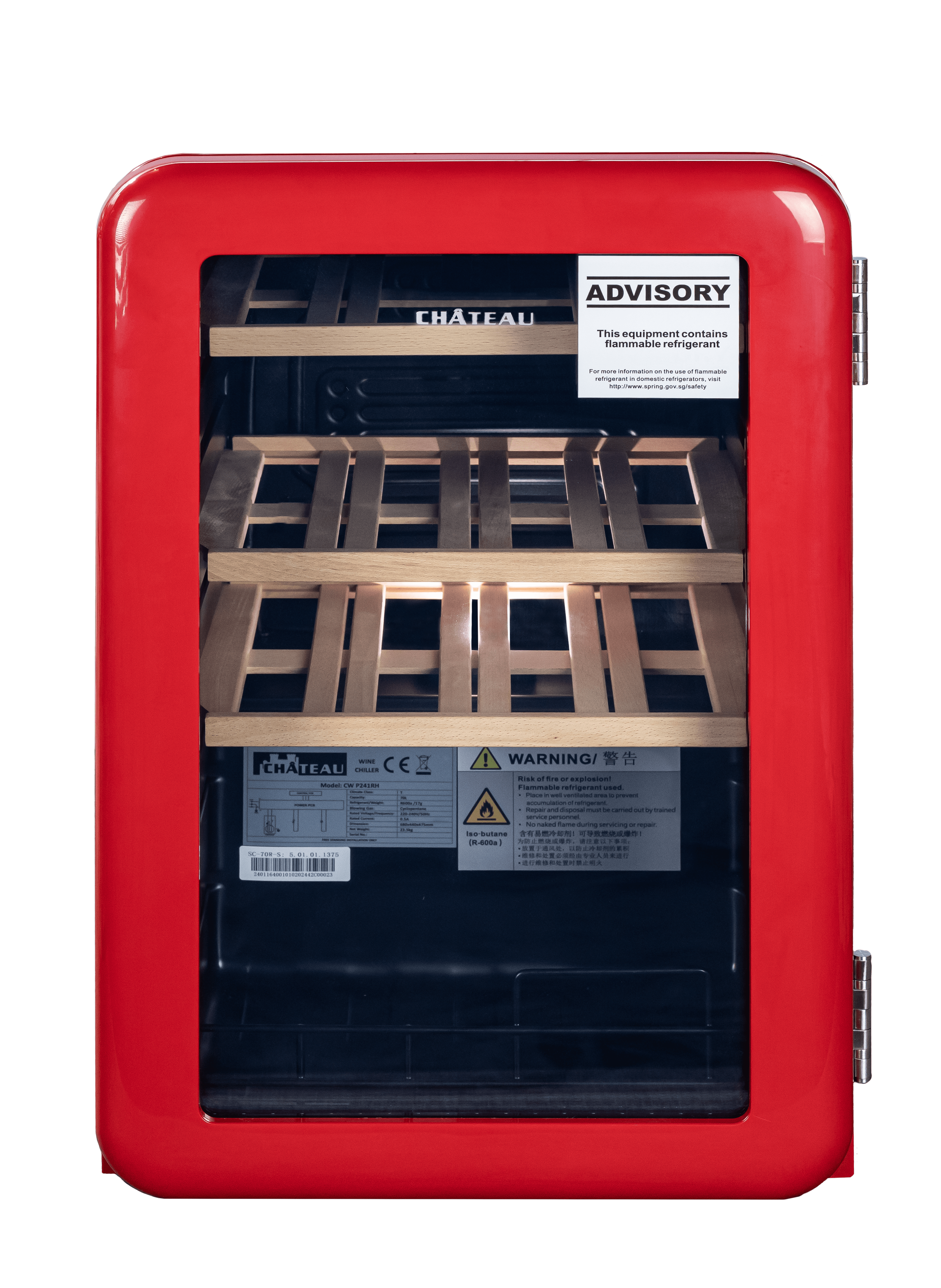 Chateau 24 Bottles Wine Cooler (CW P241RH) 1 S