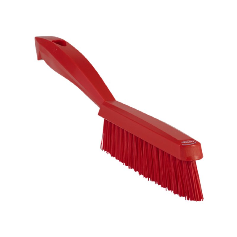 Vikan Narrow Hand Brush w/Short Handle 300 mm Very hard-Red 1 S