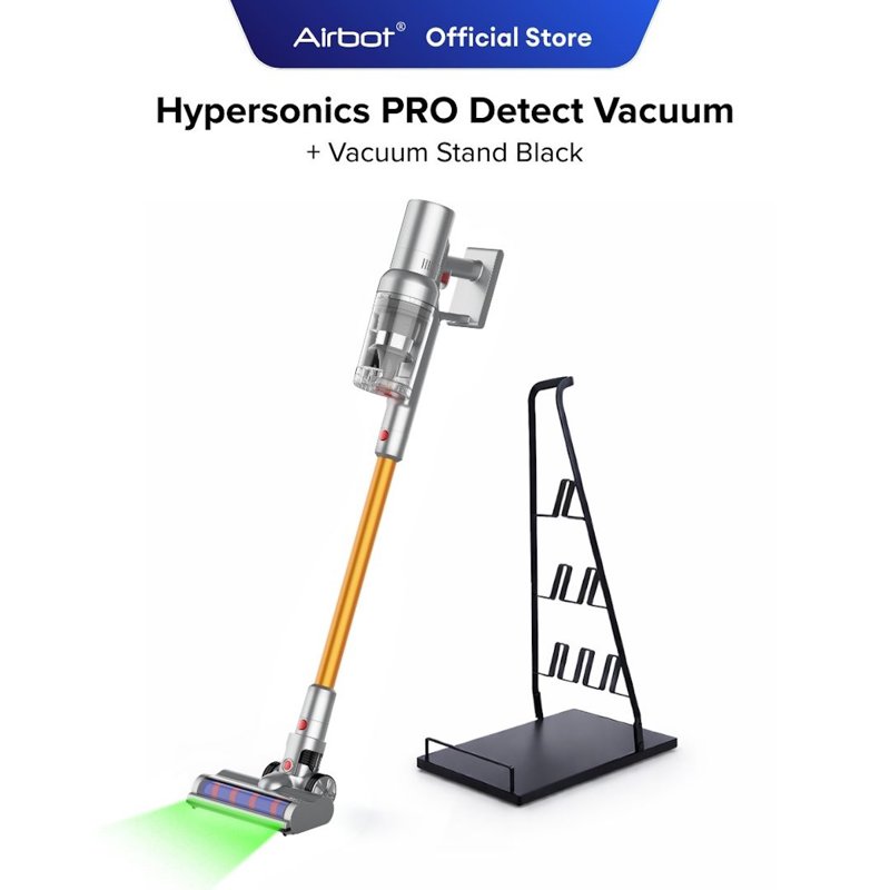 Airbot Hypersonics Pro Detect Vacuum + Stand Black 1 S