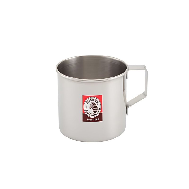 Zebra Stainless Steel Mug 9cm
