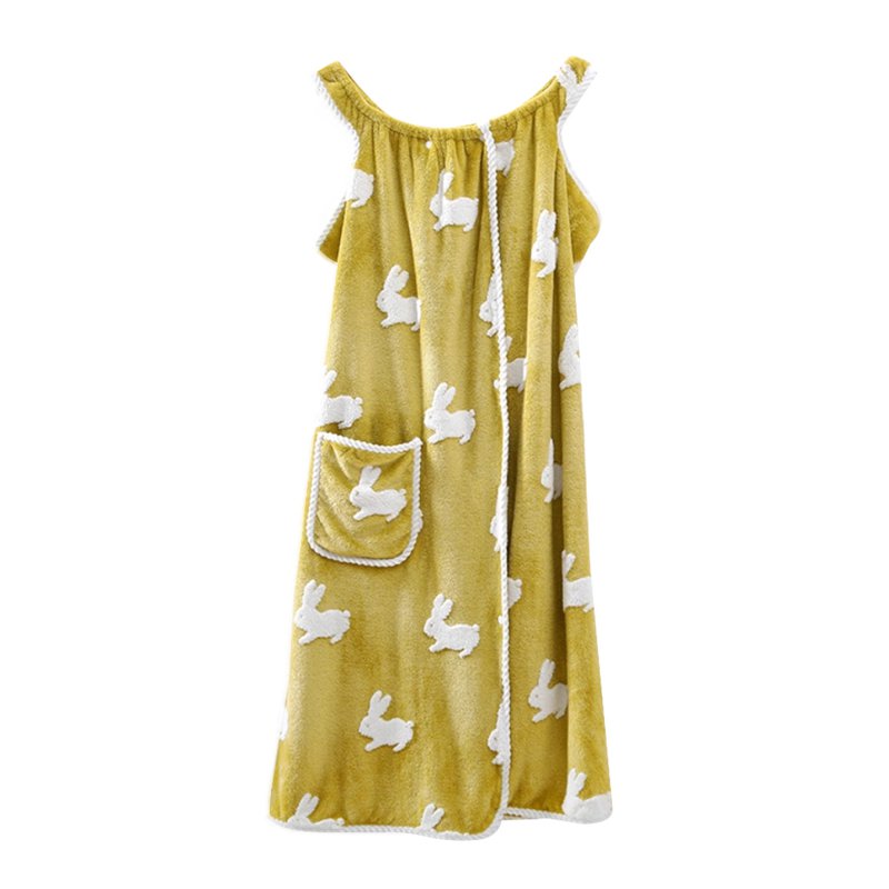 Sweet Home Jade Rabbit Bathrobe - Yellow 1 S