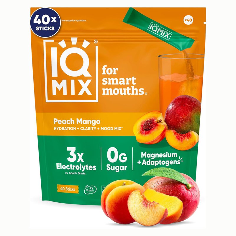 IQBar IQMix Hydration Electrolytes Powder - Peach Mango
