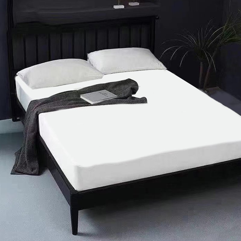 Sweet Home Cooling Waterproof Fitted Sheet-QS White 1 S