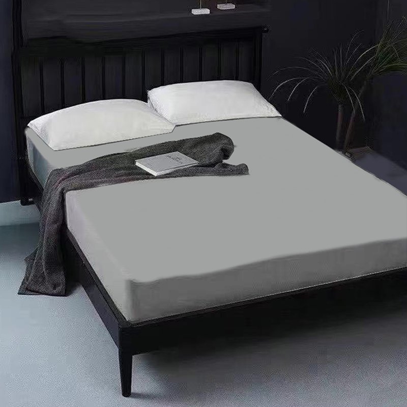 Sweet Home Cooling Waterproof Fitted Sheet-SS Grey 1 S