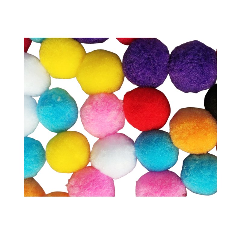CozyNest Pompoms - Assorted Mix (5cm) 10 S