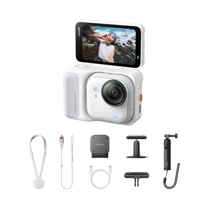 Insta360 Go Ultra Creator Bundle - Artic White 1 S
