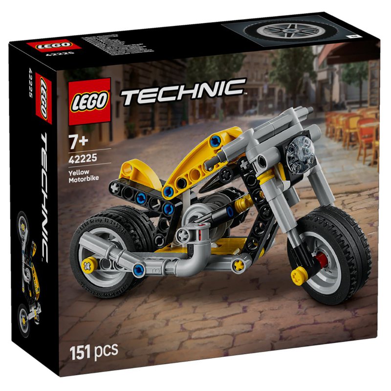 LEGO 42225 Technic Yellow Motorcycle 1 S