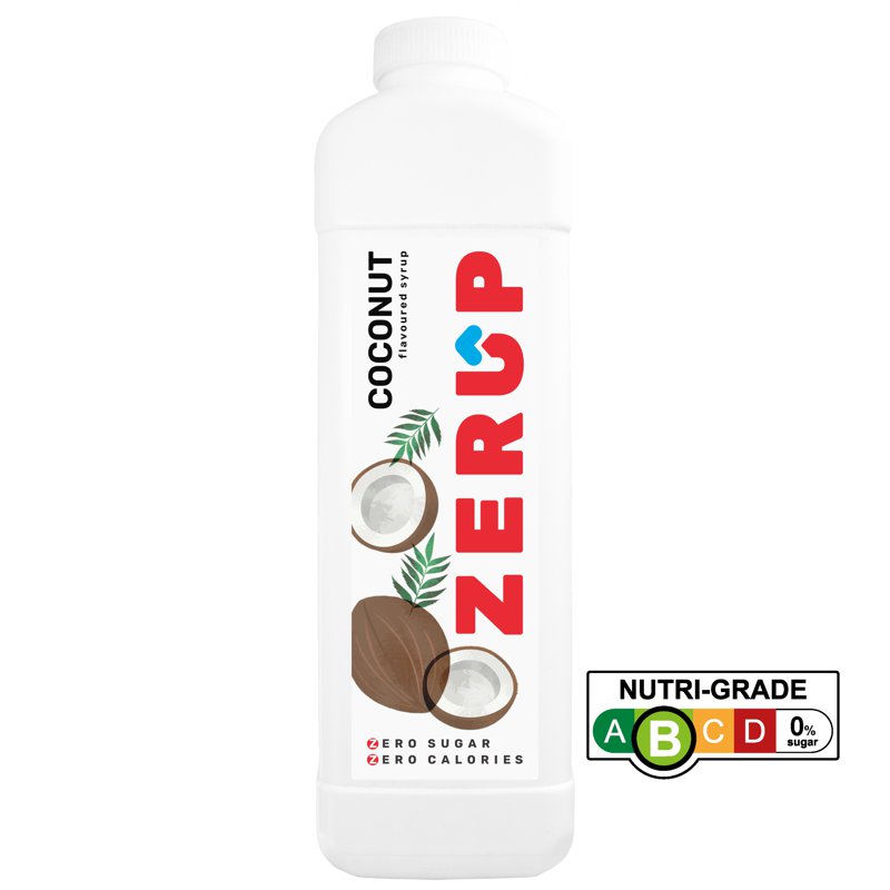 Zerup Zero Sugar Syrup - Coconut