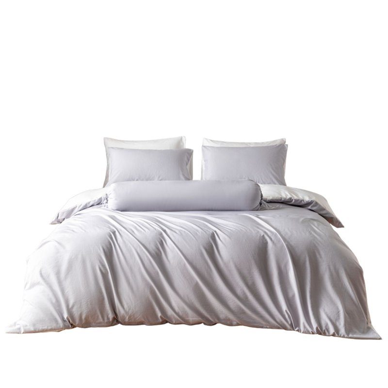 MAKKO Minimalist 1000TC Quilt Cover - King (BS-318) 1 S