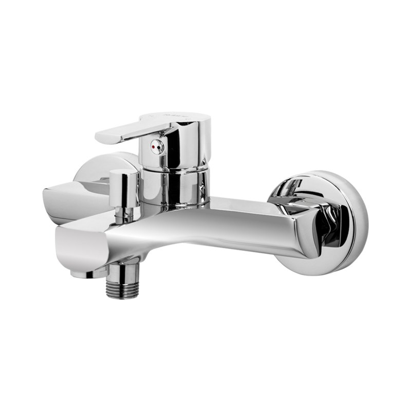 Rubine Unico 5661 Bath Mixer - Chrome